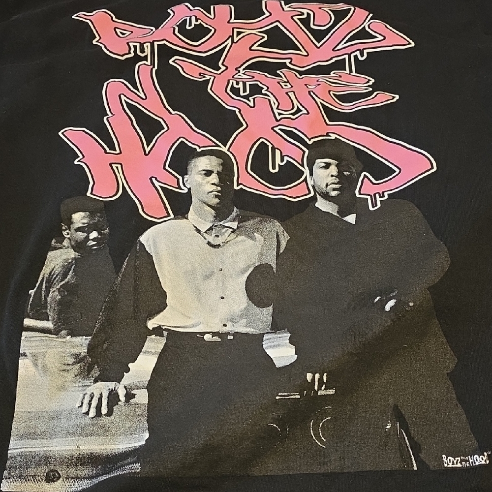 Black and Pink Graphic Men's Shirt